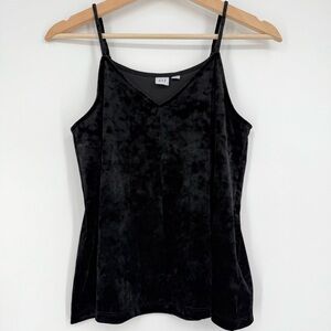 GAP Black Velvet Cami Top‎ XS